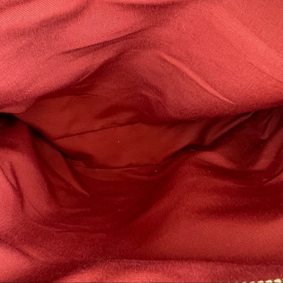 Coach Lexy Orange/Cognac Pebbled Leather Python Embossed Trim Gold Tone Hardware - Picture 15 of 15